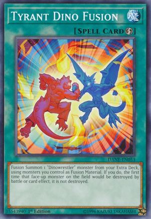 Tyrant Dino Fusion (Common) (DANE-EN053) - Dark Neostorm 1st Edition