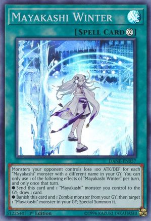 Mayakashi Winter (Super Rare) (DANE-EN057) - Dark Neostorm 1st Edition
