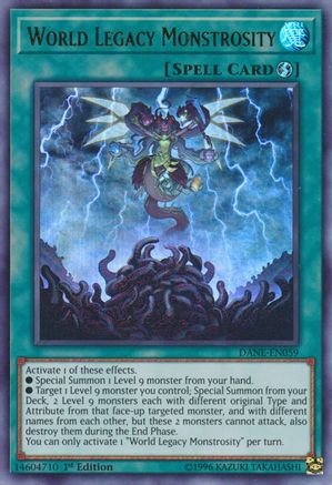 World Legacy Monstrosity (Ultra Rare) (DANE-EN059) - Dark Neostorm Unlimited