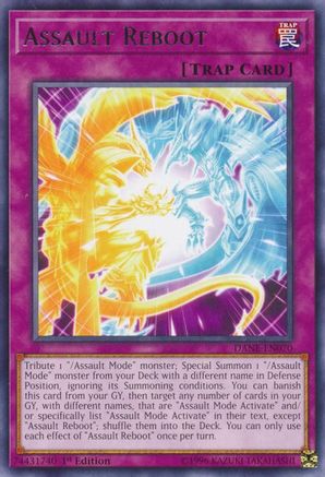 Assault Reboot (Rare) (DANE-EN070) - Dark Neostorm 1st Edition