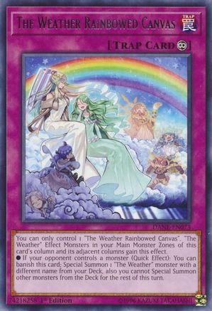 The Weather Rainbowed Canvas (Rare) (DANE-EN073) - Dark Neostorm 1st Edition