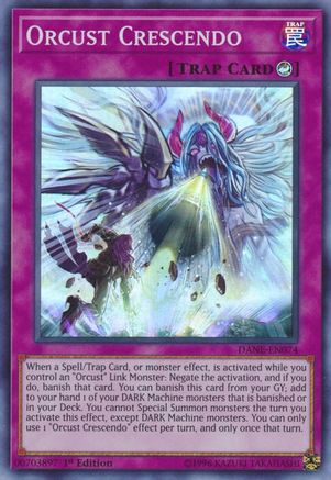 Orcust Crescendo (Super Rare) (DANE-EN074) - Dark Neostorm 1st Edition