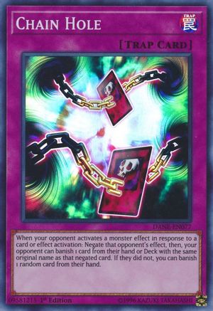 Chain Hole (Super Rare) (DANE-EN077) - Dark Neostorm 1st Edition