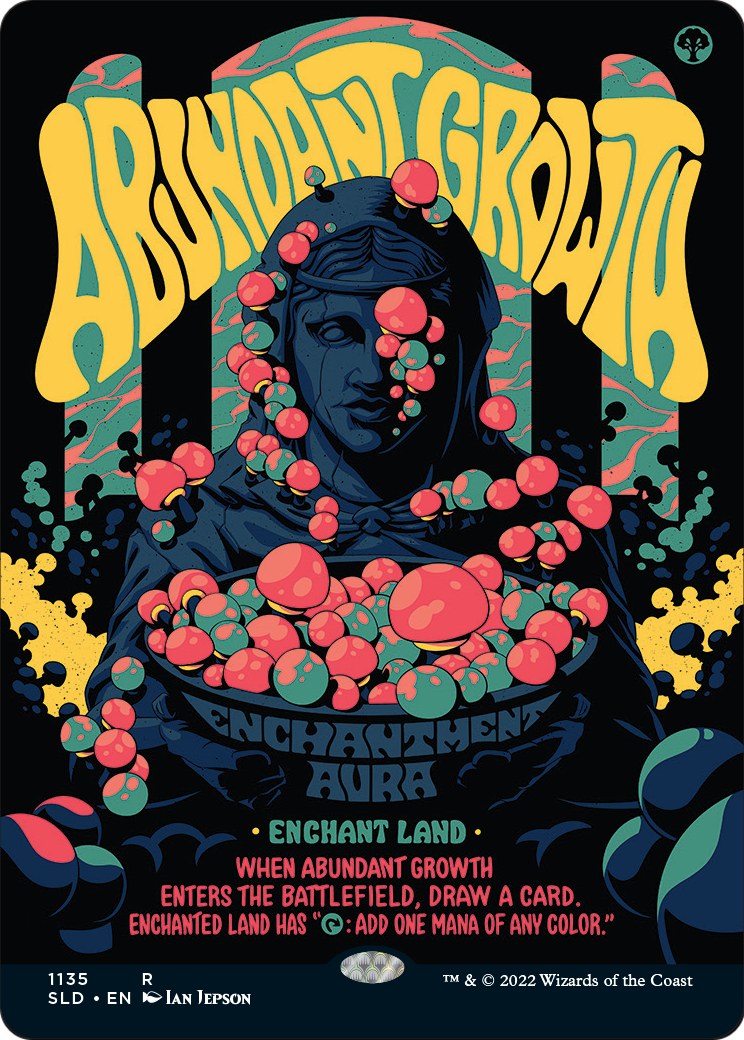 Abundant Growth (SLD-1135) (Borderless) [Secret Lair Drop] Foil