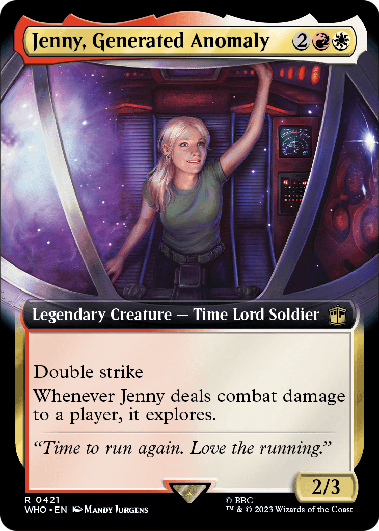 Jenny, Generated Anomaly (Extended Art) (WHO-421) [Doctor Who]