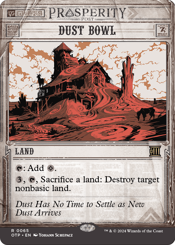 Dust Bowl (OTP-065) (Showcase) (Borderless) [Breaking News] Foil