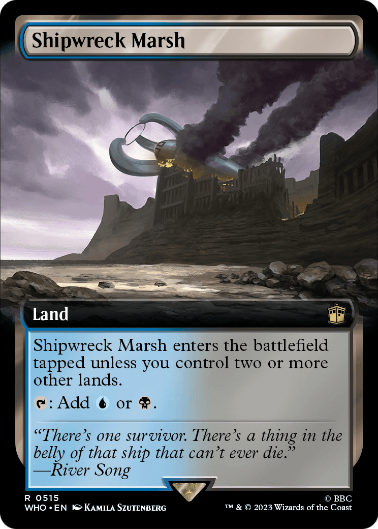 Shipwreck Marsh (Extended Art) (WHO-515) [Doctor Who]