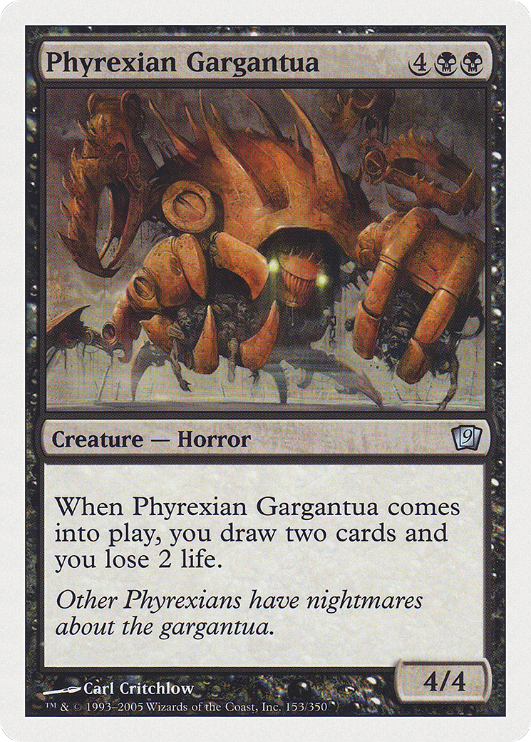Phyrexian Gargantua (9ED-153) [9th Edition] Foil