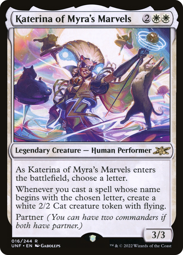 Katerina of Myra's Marvels - Foil [Unfinity]