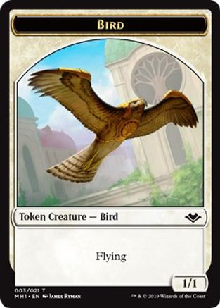 Bird // Squirrel Double-Sided Token (MH1-3 // 15) [Modern Horizons]