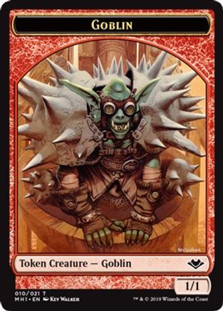 Goblin // Rhino Double-sided Token (MH1-10 // 13) [Modern Horizons]