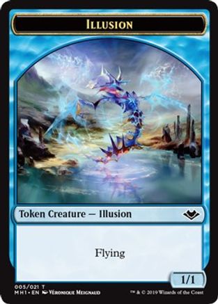 Illusion // Marit Lage Double-Sided Token (MH1-5 // 6) [Modern Horizons]