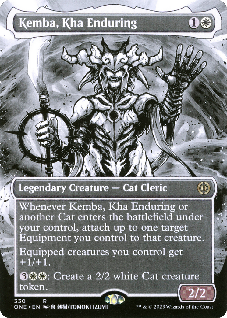 Kemba, Kha Enduring (Borderless) (ONE-330) (Showcase) [Phyrexia: All Will Be One] Foil
