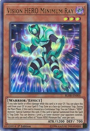 Vision HERO Minimum Ray (Ultra Rare) (BLHR-EN005) - Battles of Legend: Hero's Revenge 1st Edition