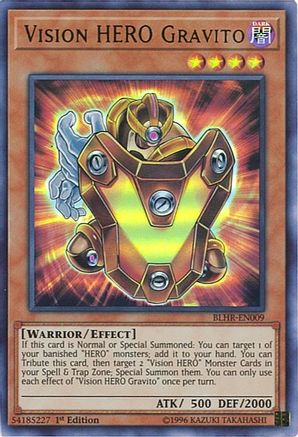 Vision HERO Gravito (Ultra Rare) (BLHR-EN009) - Battles of Legend: Hero's Revenge 1st Edition