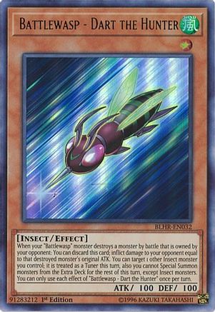 Battlewasp - Dart the Hunter (Ultra Rare) (BLHR-EN032) - Battles of Legend: Hero's Revenge 1st Edition