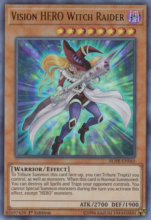 Vision HERO Witch Raider (Ultra Rare) (BLHR-EN060) - Battles of Legend: Hero's Revenge 1st Edition