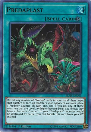 Predaplast (Ultra Rare) (BLHR-EN069) - Battles of Legend: Hero's Revenge 1st Edition