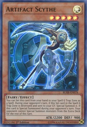 Artifact Scythe (Ultra Rare) (BLHR-EN078) - Battles of Legend: Hero's Revenge 1st Edition