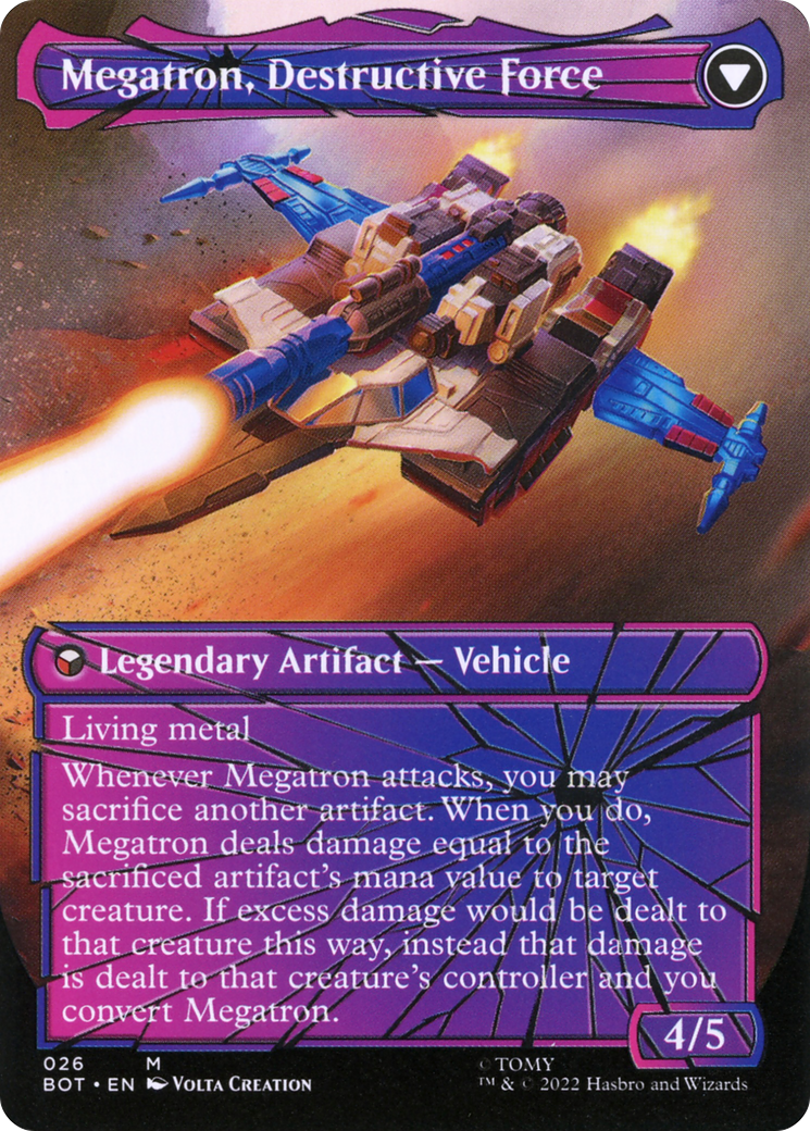 Megatron, Tyrant (Shattered Glass) (BOT-026) (Borderless) [Transformers]