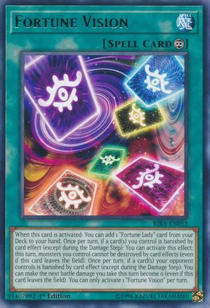 Fortune Vision (Rare) (RIRA-EN055) - Rising Rampage 1st Edition