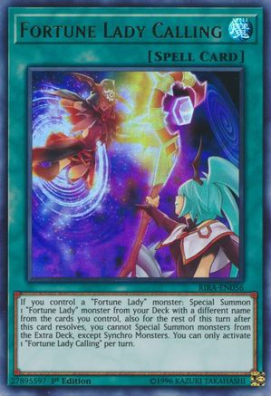 Fortune Lady Calling (Ultra Rare) (RIRA-EN056) - Rising Rampage 1st Edition