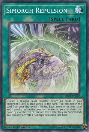 Simorgh Repulsion (Common) (RIRA-EN062) - Rising Rampage 1st Edition