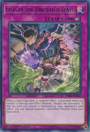 Fists of the Unrivaled Tenyi (Rare) (RIRA-EN072) - Rising Rampage Unlimited