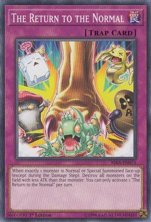 The Return to the Normal (Common) (RIRA-EN075) - Rising Rampage 1st Edition