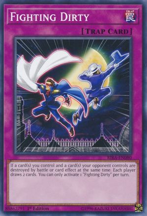 Fighting Dirty (Common) (RIRA-EN080) - Rising Rampage 1st Edition