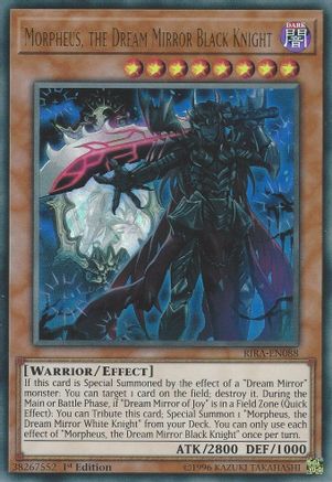 Morpheus, the Dream Mirror Black Knight (Ultra Rare) (RIRA-EN088) - Rising Rampage 1st Edition