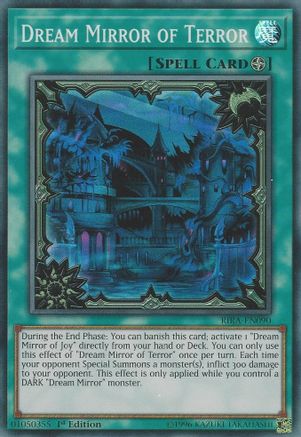 Dream Mirror of Terror (Super Rare) (RIRA-EN090) - Rising Rampage 1st Edition