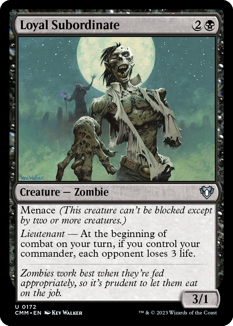 Loyal Subordinate (CMM-172) [Commander Masters] Foil