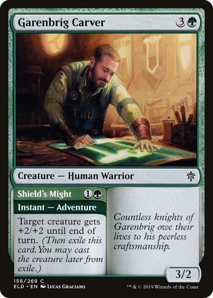 Garenbrig Carver (ELD-156) [Throne of Eldraine]