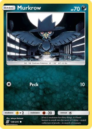 Murkrow (129/236) [SM  Unified Minds] - Common