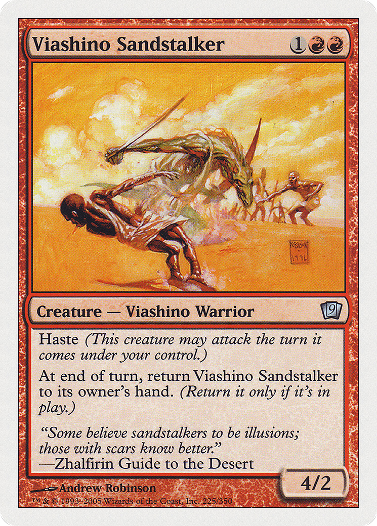 Viashino Sandstalker (9ED-225) [9th Edition] Foil