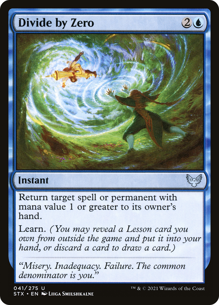 Divide by Zero (STX-041) [Strixhaven: School of Mages]