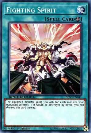 Fighting Spirit (Common) (SBSC-EN041) - Speed Duel: Scars of Battle 1st Edition