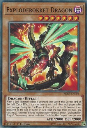 Exploderokket Dragon (Common) (SDRR-EN004) - Structure Deck: Rokket Revolt 1st Edition