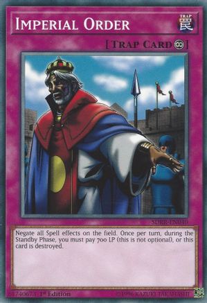 Imperial Order (Common) (SDRR-EN040) - Structure Deck: Rokket Revolt 1st Edition