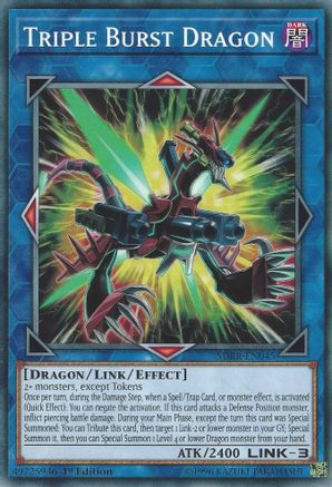 Triple Burst Dragon (Common) (SDRR-EN045) - Structure Deck: Rokket Revolt 1st Edition