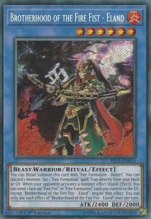 Brotherhood of the Fire Fist - Eland (Secret Rare) (FIGA-EN014) - Fists of the Gadgets 1st Edition