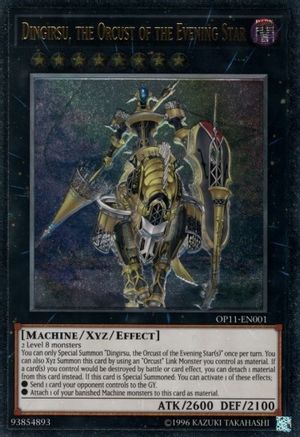 Dingirsu, the Orcust of the Evening Star (Ultimate Rare) (OP11-EN001) - OTS Tournament Pack 11 Unlimited