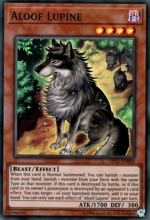 Aloof Lupine (Super Rare) (OP11-EN009) - OTS Tournament Pack 11 Unlimited
