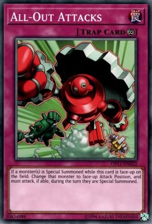 All-Out Attacks (Common) (OP11-EN022) - OTS Tournament Pack 11 Unlimited