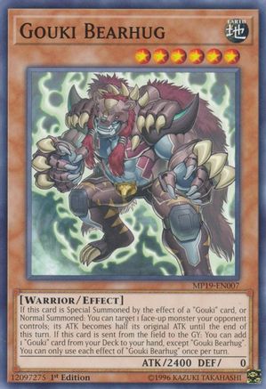 Gouki Bearhug (Common) (MP19-EN007) - 2019 Gold Sarcophagus Tin Mega Pack Unlimited