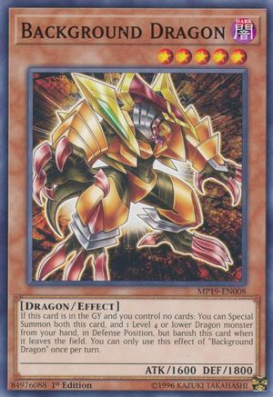 Background Dragon (Common) (MP19-EN008) - 2019 Gold Sarcophagus Tin Mega Pack Unlimited