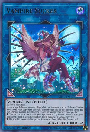 Vampire Sucker (Ultra Rare) (MP19-EN030) - 2019 Gold Sarcophagus Tin Mega Pack Unlimited