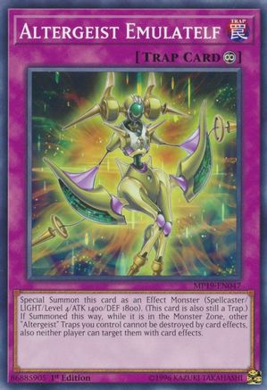 Altergeist Emulatelf (Common) (MP19-EN047) - 2019 Gold Sarcophagus Tin Mega Pack Unlimited
