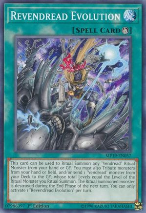 Revendread Evolution (Common) (MP19-EN057) - 2019 Gold Sarcophagus Tin Mega Pack Unlimited